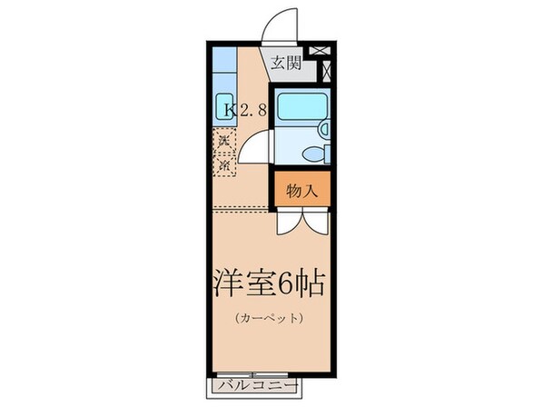 パ－クヴィラＰａｒｔ１の物件間取画像